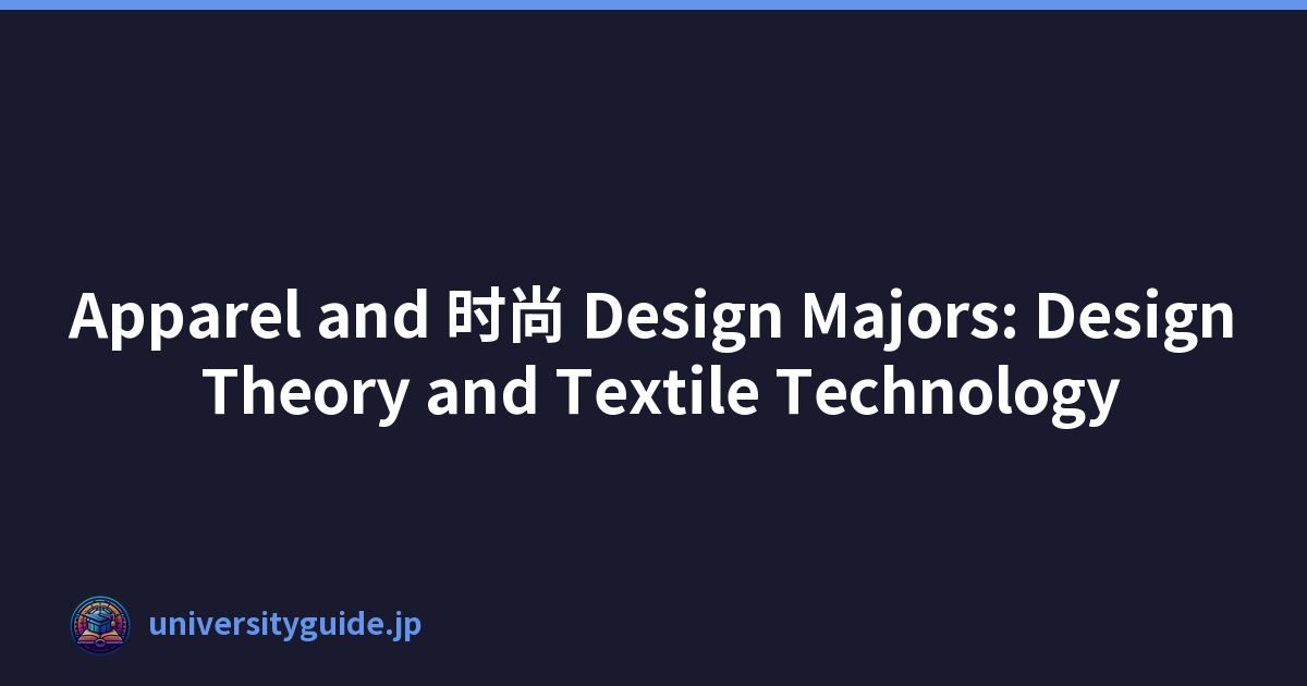 Apparel and 时尚 Design Majors: Design Theory and Textile Technology