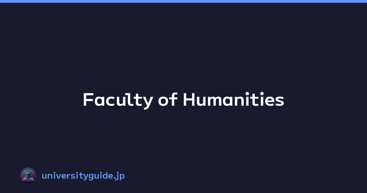 Faculty of Humanities