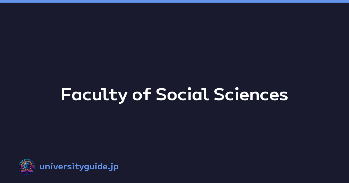 Faculty of Social Sciences