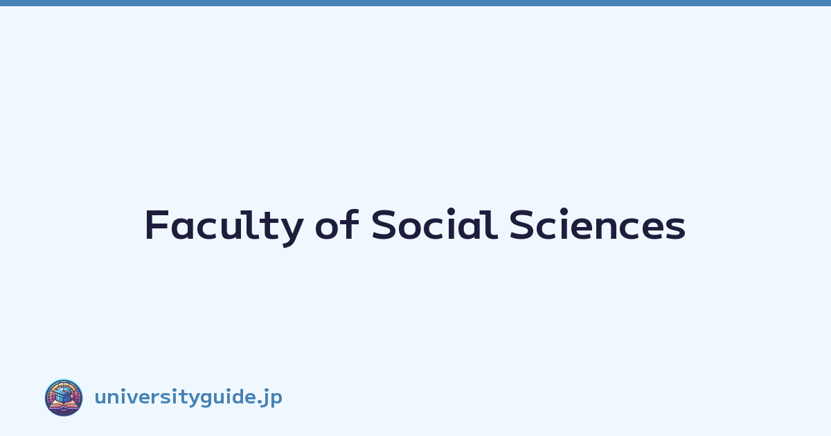 Faculty of Social Sciences