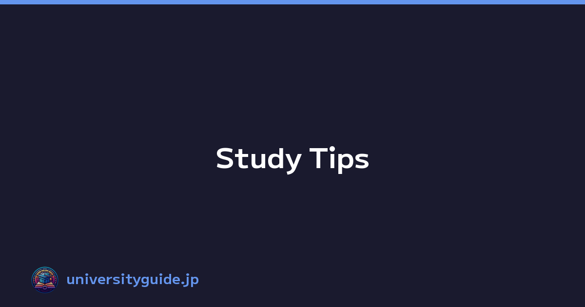 Study Tips