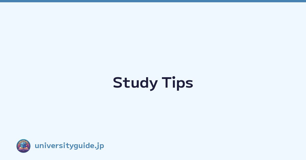 Study Tips